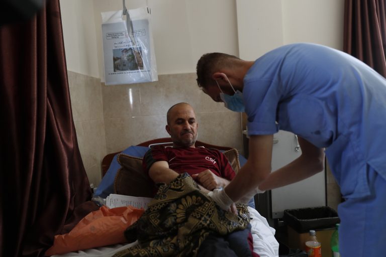 غزه کښې د صحت نظام تباه