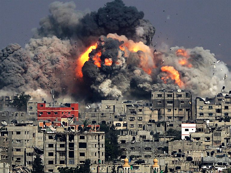 غزه باندې د اسرائيلي جارحيت په دوه ديرشمه ورځ هم جارې