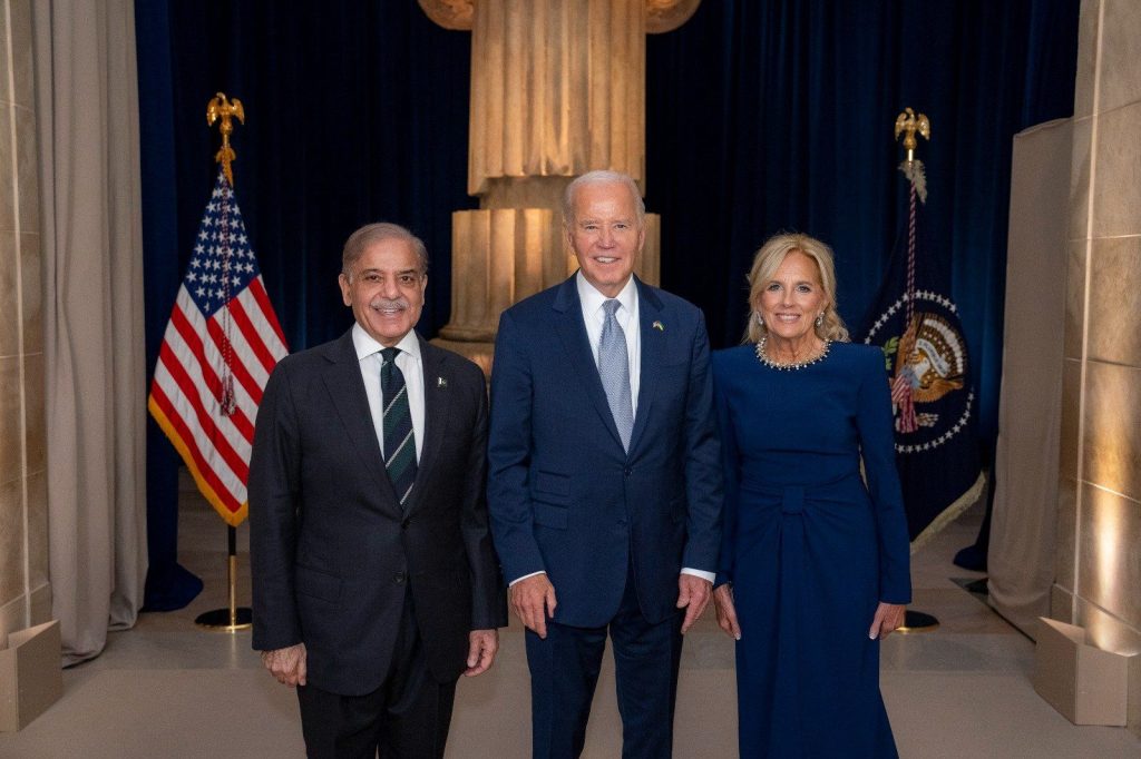 PM Shabaz Sharif and US president Biden meeting in NY