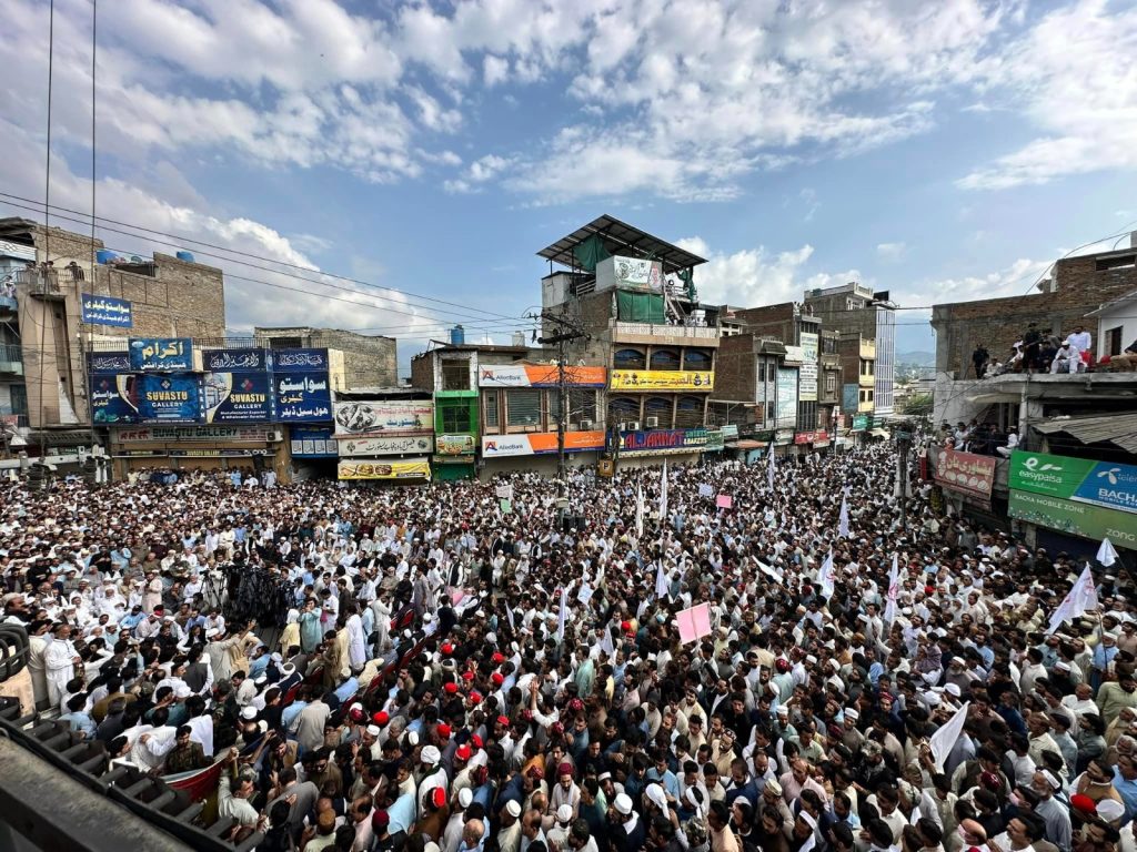 Aman protest in Swat