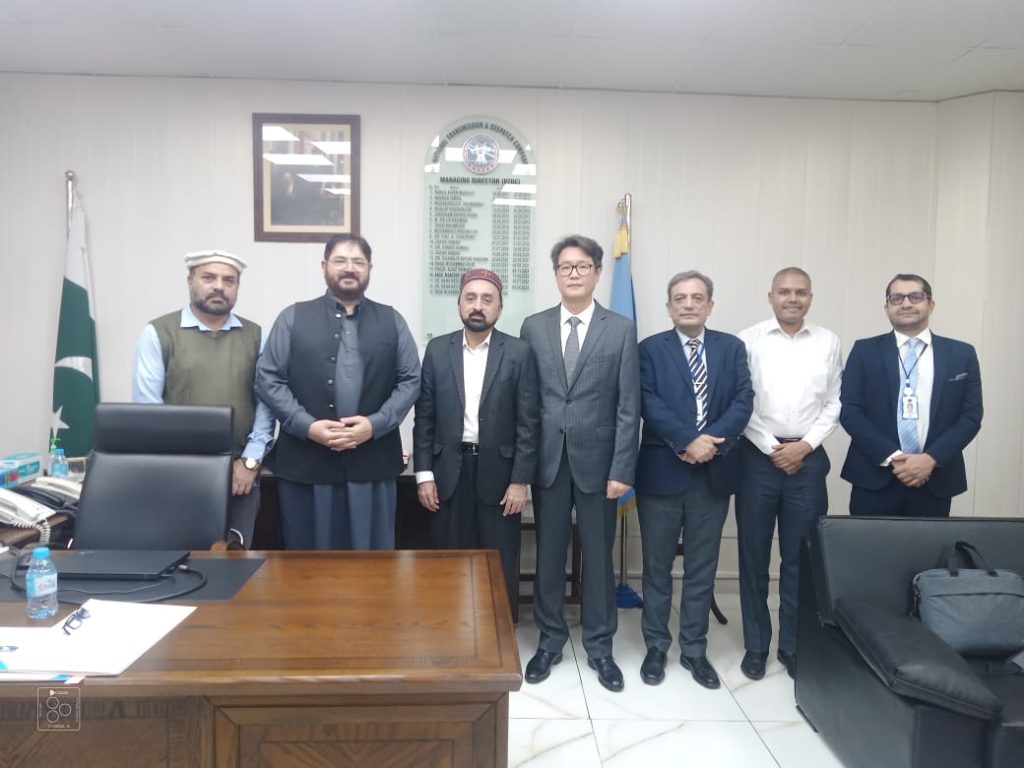 A delegation of Asian Development Bank visited NTDC headquarters, expressing their willingness for further cooperation on various projects.