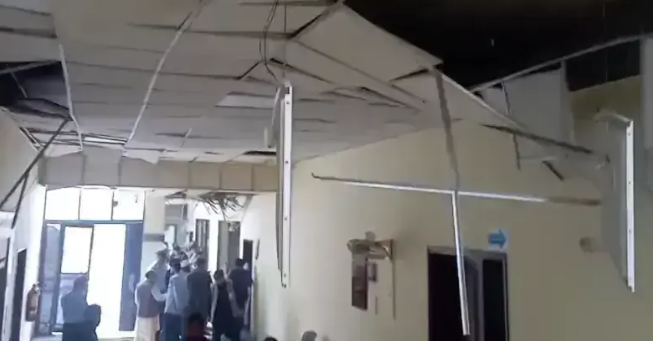 د سپريم کورټ بيسمنټ کينټين کښې د ګيس سلنډر چاودنه، څلور کسان ژوبل Gas cylinder explosion in Supreme Court basement canteen, four injured