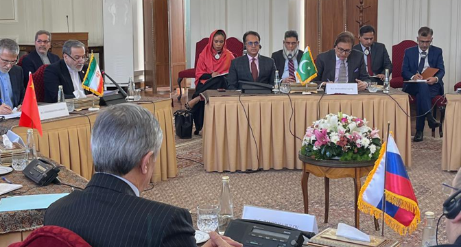 تهران کښې د سيمې د ملکونو خصوصي استازو غونډه ،د افغانستان په صورتحال او سيمې سيکيورټۍ په معاملو غور Special representatives of regional countries meet in Tehran to discuss situation in Afghanistan and regional security issues