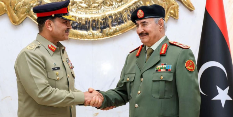 د چيف آف ډيفنس فورسز سيد عاصم منير د ليبيا عسکري چارواکو سره ملاقاتونه Chief of Defense Forces Sayed Asim Munir meets with Libyan military officials