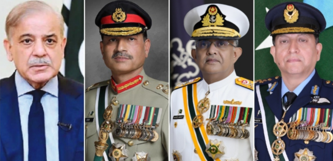 د وزيراعظم شهبازشريف د عسکري قيادت سره رابطه، اختر اومبارکي ئې ورکړي Prime Minister Shehbaz Sharif contacted the military leadership and congratulated him on Eid