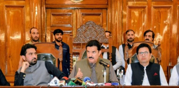 د خېبر پښتونخوا حکومت ، ګورنر او اپوزيشن جماعتونو وفاقي حکومت نه د صوبې حقوق اداکولو غوښتنه کړې Khyber Pakhtunkhwa government and opposition parties have demanded that the federal government pay the province's dues.