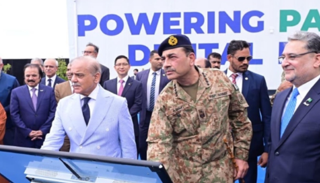 وزيراعظم او فيلډ مارشل د سکائي فورټي سېون ډيټا سينټر”قراقرم ون“ پرانسته کړې The Prime Minister and Field Marshal have inaugurated the Sky 47 data center, "Karakoram One."