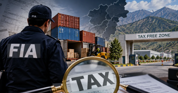 مالاکنډ او د خېبر پښتونخوا نور ټېکس فري زونز کښې د ټېکس غلا انکشاف شوي Tax evasion has been uncovered in Malakand and other tax-free zones of Khyber Pakhtunkhwa.