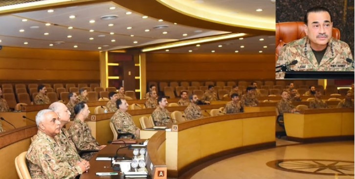د نهمې مئي په شان پرتشدد حالات پيدا کولو اجازت به هيچا ته ورنۀ کړې شي، او داسې حالات قابوکولو مکمل کوشش به کولې شي، کورکمانډرز کانفرنس No one will be allowed to create violent situations like on 9th May, Corps Commanders Conference